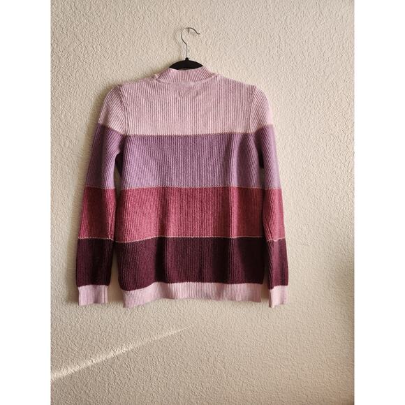 Elle Women's Cozy Colorblock Sweatshirt Sm - Picture 2 of 6